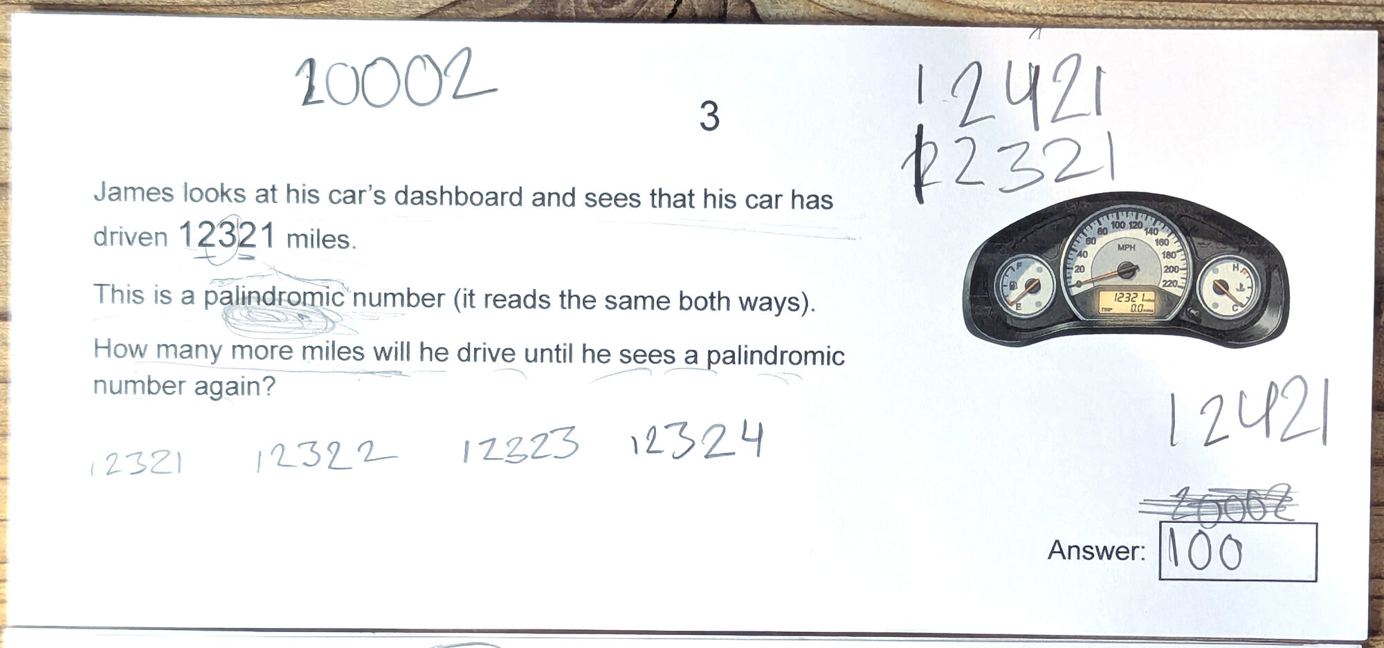 Warmup Problem