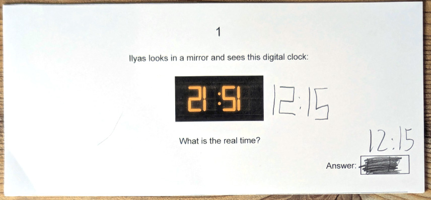 Warmup Problem