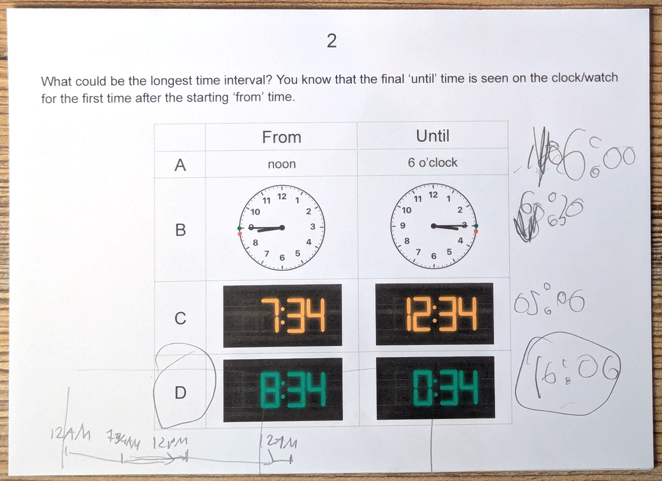 Warmup Problem