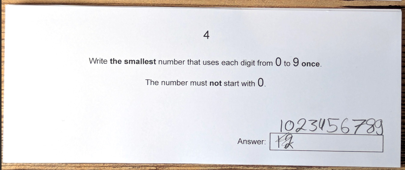 Warmup Problem