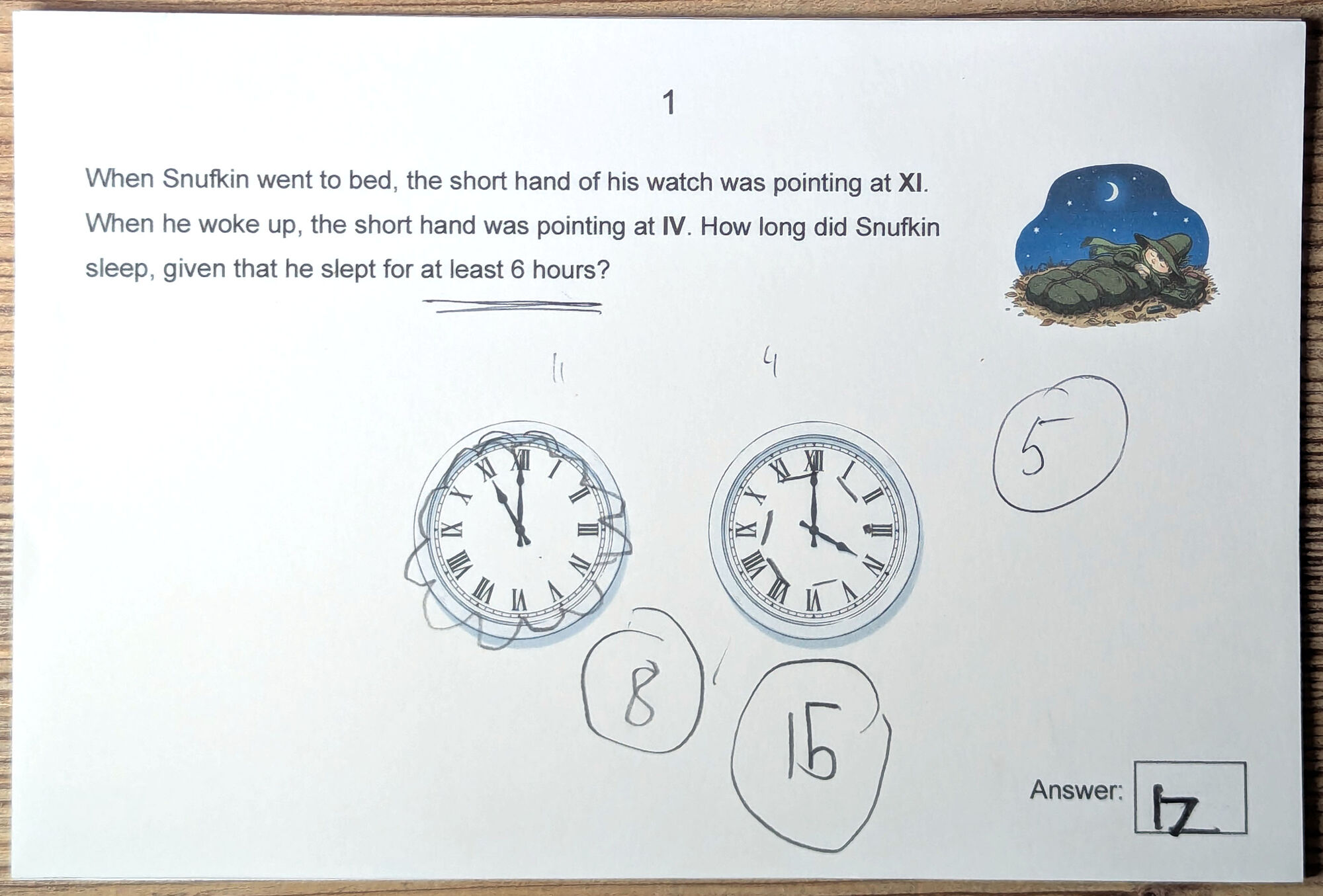 Warmup Problem